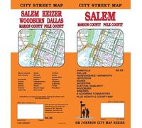 Plan des rues - Comtés de Salem, Marion et Polk (Oregon) | GM Johnson