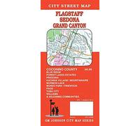 Plan des rues - Flagstaff, Sedona, Grand Canyon (Arizona) | GM Johnson
