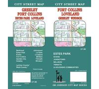 Plan des rues - Fort Collins, Loveland, Greeley et Windsor (Colorado) | GM Johnson