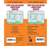 Plan des rues - Fort Walton Beach, Destin, Floride | GM Johnson