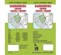 Plan des rues - Harrisburg, Liban, Carlisle, Pennsylvanie | GM Johnson