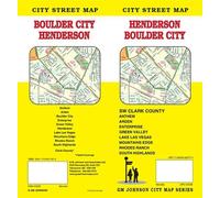 Plan des rues - Henderson, Boulder City, SW Clark County (Nevada) | GM Johnson