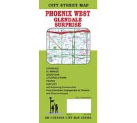 Plan des rues - Phoenix Ouest, Arizona | GM Johnson