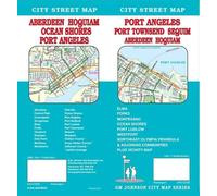 Plan des rues - Port Angeles, Port Townsend, Sequim, Aberdeen et Hoquiam (Washington) | GM Johnson
