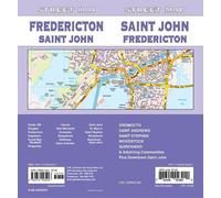 Plan des rues - Saint John, Fredericton | GM Johnson