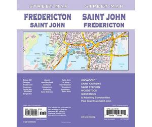 Plan des rues - Saint John, Fredericton | GM Johnson