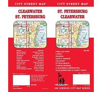 Plan des rues - Saint-Pétersbourg et Clearwater (Floride) | GM Johnson