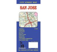 Plan des rues - San Jose (Californie) | GM Johnson