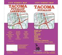Plan des rues - Tacoma et Puyallup (Washington) | GM Johnson