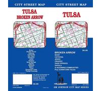 Plan des rues - Tulsa, Oklahoma City | GM Johnson