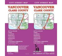 Plan des rues - Vancouver et comté de Clark, Washington | GM Johnson