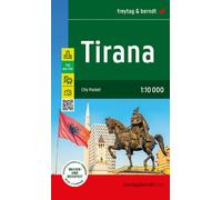 Plan détaillé de poche - Tirana (Albanie) | Freytag & Berndt