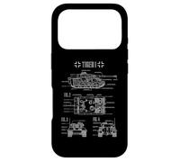 Plan d'ingénierie du Char Allemand Tiger I Coque pour iPhone 17 Pro
