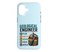 Plan d'ingénieur géologique Analyser la Conception Résoudre Répéter Coque pour iPhone 16