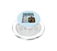 Plan d'ingénieur géologique Analyser la Conception Résoudre Répéter PopSockets PopGrip pour MagSafe