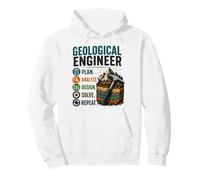 Plan d'ingénieur géologique Analyser la Conception Résoudre Répéter Sweat à Capuche