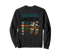Plan d'ingénieur géologique Analyser la Conception Résoudre Répéter Sweatshirt