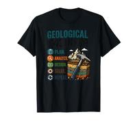 Plan d'ingénieur géologique Analyser la Conception Résoudre Répéter T-Shirt