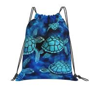 Plan Directeur De La Tortue Marine Unisexe Sac À Cordon Réglable Sac À Dos À Cordon Léger Gym Sack Pour Yoga Gymnastique Natation