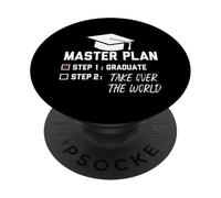 Plan Directeur Étape 1 Diplômé Étape 2 Prenez Le contrôle du Monde PopSockets PopGrip Adhésif