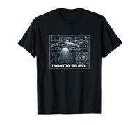 Plan d'OVNI auquel Je Veux Croire T-Shirt