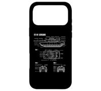 Plan du Char Principal américain M1A1 Abrams Coque pour iPhone 17 Pro Max