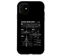 Plan du Chasseur français Dassault Mirage 2000D Coque pour iPhone 11