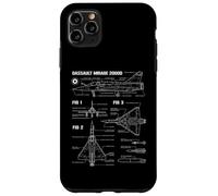 Plan du Chasseur français Dassault Mirage 2000D Coque pour iPhone 11 Pro Max