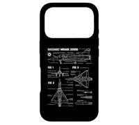 Plan du Chasseur français Dassault Mirage 2000D Coque pour iPhone 17 Pro
