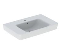 Plan Geberit Renova, lavabo à poser avec plateau, 75 x 48 cm, 1 trou de robin...