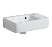 Plan Geberit Renova, lavabo, décharge raccourcie, 36 x 25 cm, 1 trou de robin...