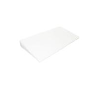 Monsieur Bébé - Plan Incliné Bébé 15° Déhoussable - Mousse À Mémoire De Forme - 40 Cm De Large Blanc