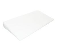 Monsieur Bébé - Plan Incliné Bébé 15° Déhoussable - Mousse À Mémoire De Forme - 40 Cm De Large Blanc