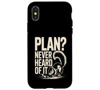 Plan : Je n'en AI jamais Entendu Parler : Funny Squirrel Chaos Coque pour iPhone X/XS