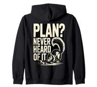 Plan : Je n'en AI jamais Entendu Parler : Funny Squirrel Chaos Sweat à Capuche