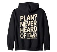 Plan : Je n'en AI jamais Entendu Parler : Funny Squirrel Chaos Sweat à Capuche