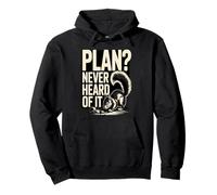 Plan : Je n'en AI jamais Entendu Parler : Funny Squirrel Chaos Sweat à Capuche