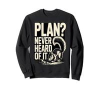 Plan : Je n'en AI jamais Entendu Parler : Funny Squirrel Chaos Sweatshirt