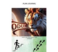 plan journal: take a bold step in wise planning