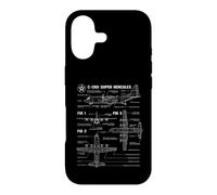 Plan Militaire américain C-130J Super Hercules Coque pour iPhone 17