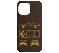 Plan Musculaire Classique, Design de Voiture américaine Vintage Coque pour iPhone 13 Pro Max