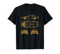Plan Musculaire Classique, Design de Voiture américaine Vintage T-Shirt