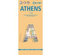 Plan plastifié - Athènes | Borch Maps
