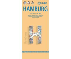 Plan plastifié - Hambourg | Borch Maps