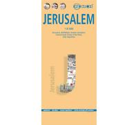 Plan plastifié - Jérusalem | Borch Maps