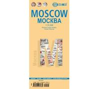 Plan plastifié - Moscou | Borch Maps