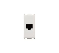 PLAN PRESA TELEPHONE RJ11 6/4 BLANC 14320