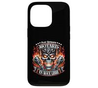 Plan Retraite Motard Papi Badass Biker Senior en Roue Libre Coque pour iPhone 13 Pro