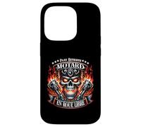 Plan Retraite Motard Papi Badass Biker Senior en Roue Libre Coque pour iPhone 14 Pro