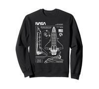Plan Technique de la Navette Spatiale de la NASA Sweatshirt